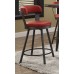 Cortez Swivel Stools - Red